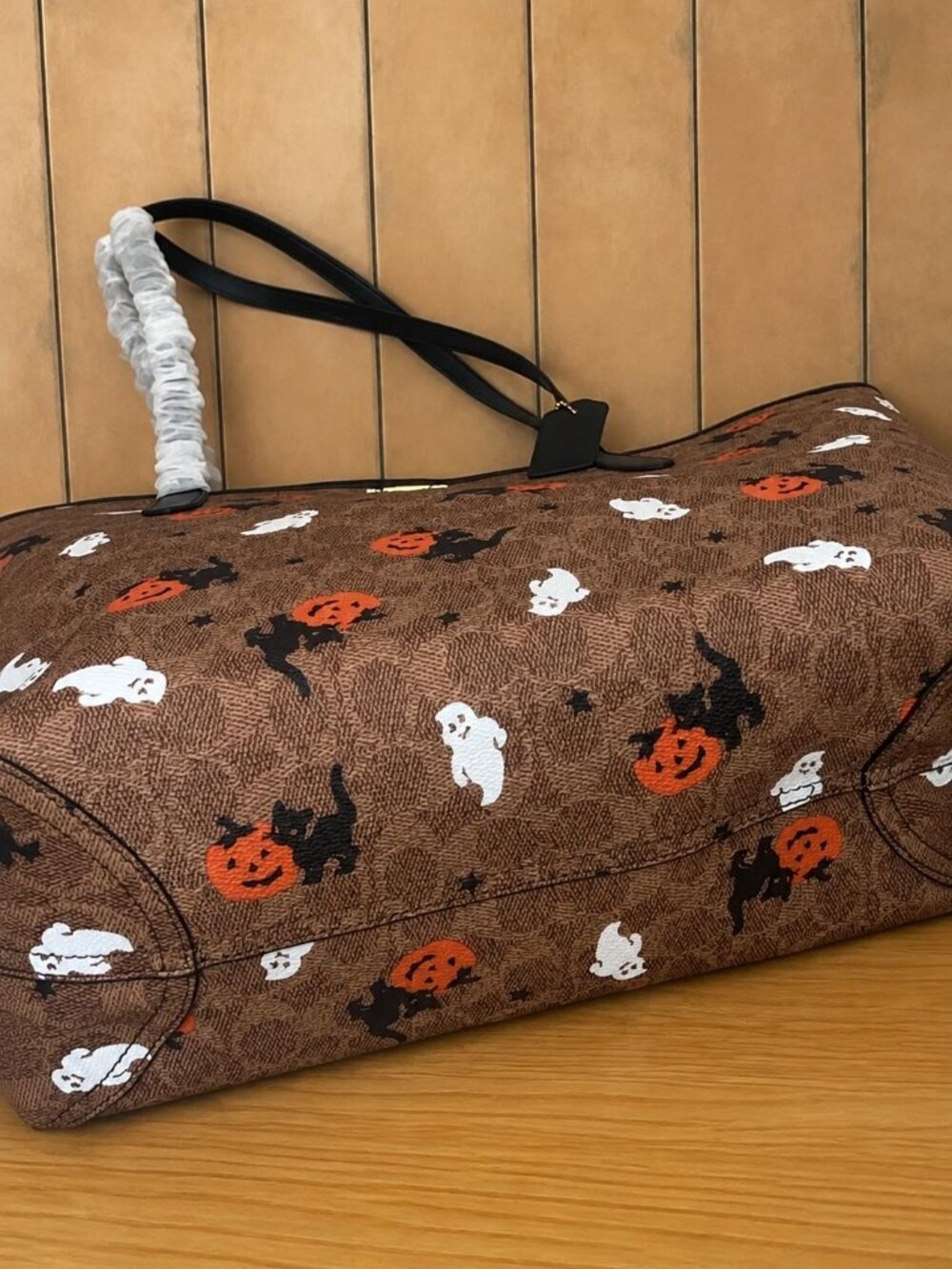 Coach City Tote Halloween 2024 Signature Canvas Purse NEW - Picture 5 of 6